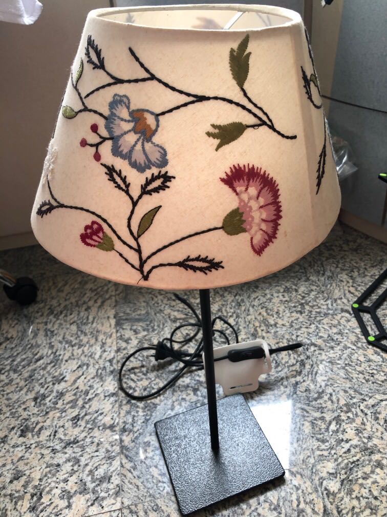 Embroidered lamp shade ikea sale