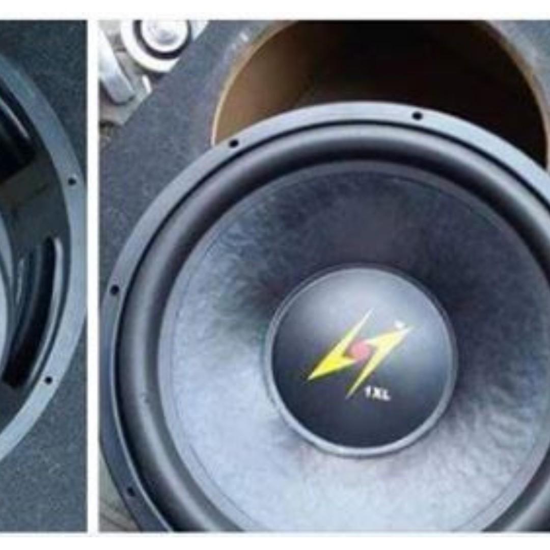Lightninglab subwoofer 15inch 1xl with free box, Audio, Portable Audio