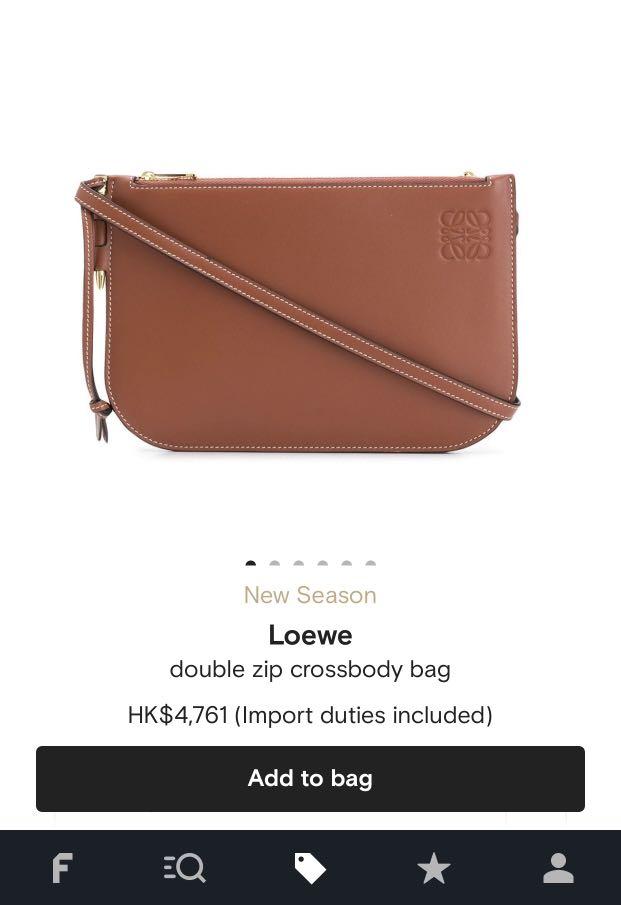 Loewe Gate Double Zip Pouch Carousell