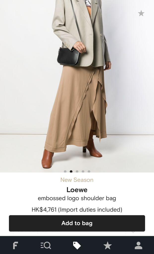 loewe gate double zip pouch