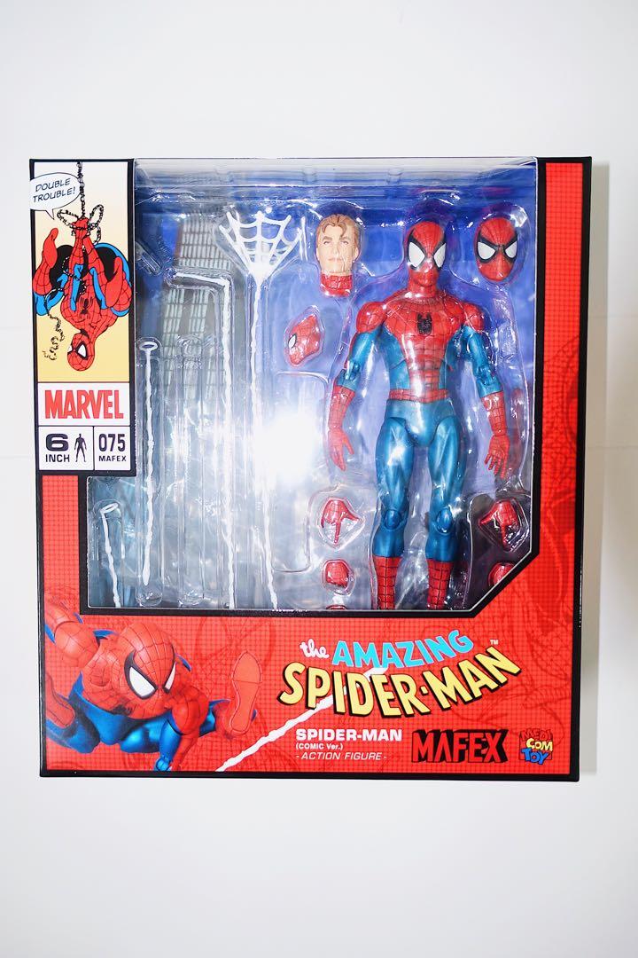 Mafex Comic Spider Man By Medicom In Stock Toys Games Bricks - how to be spiderman far from home in robloxia highschool