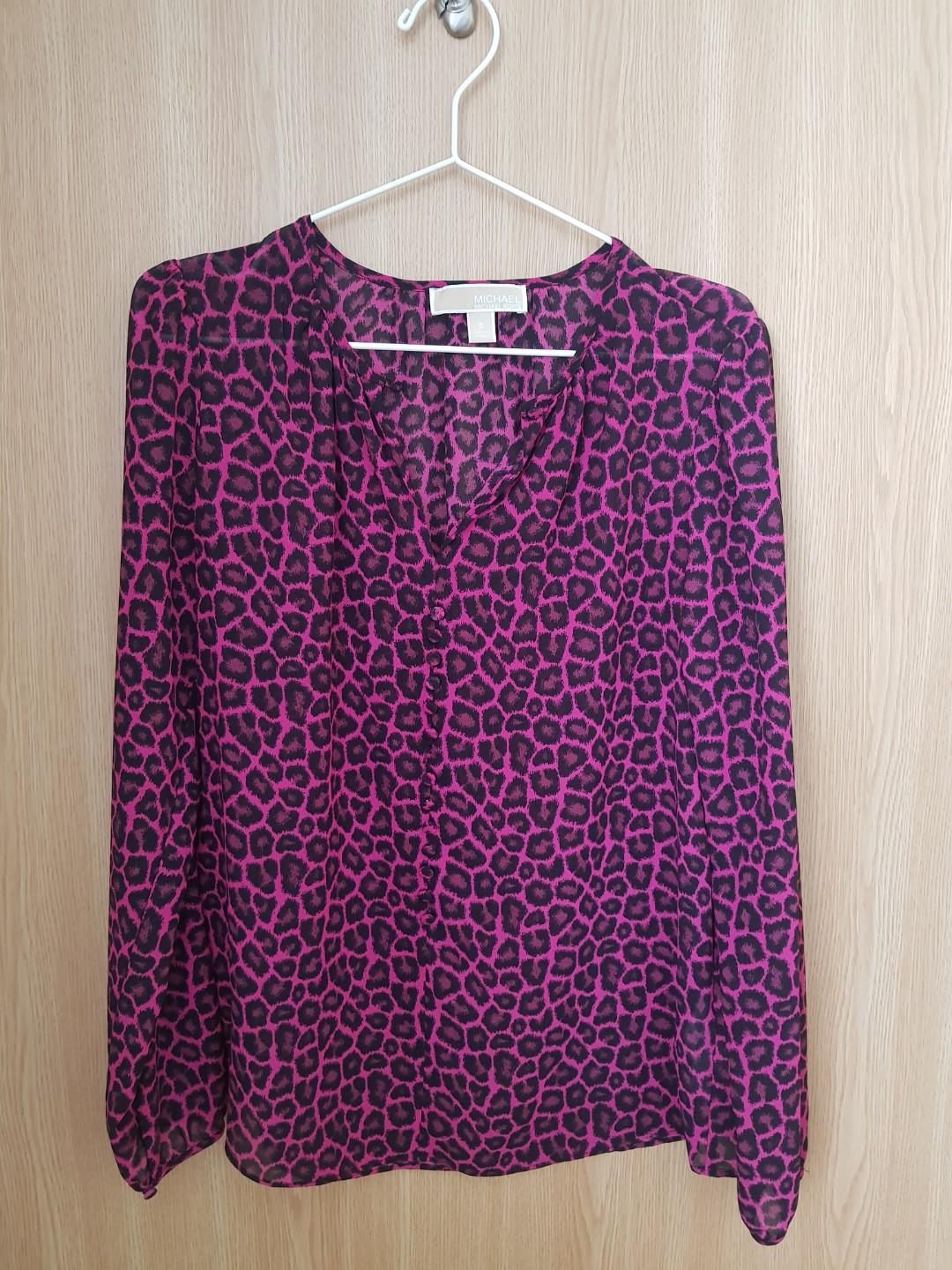 michael kors pink top