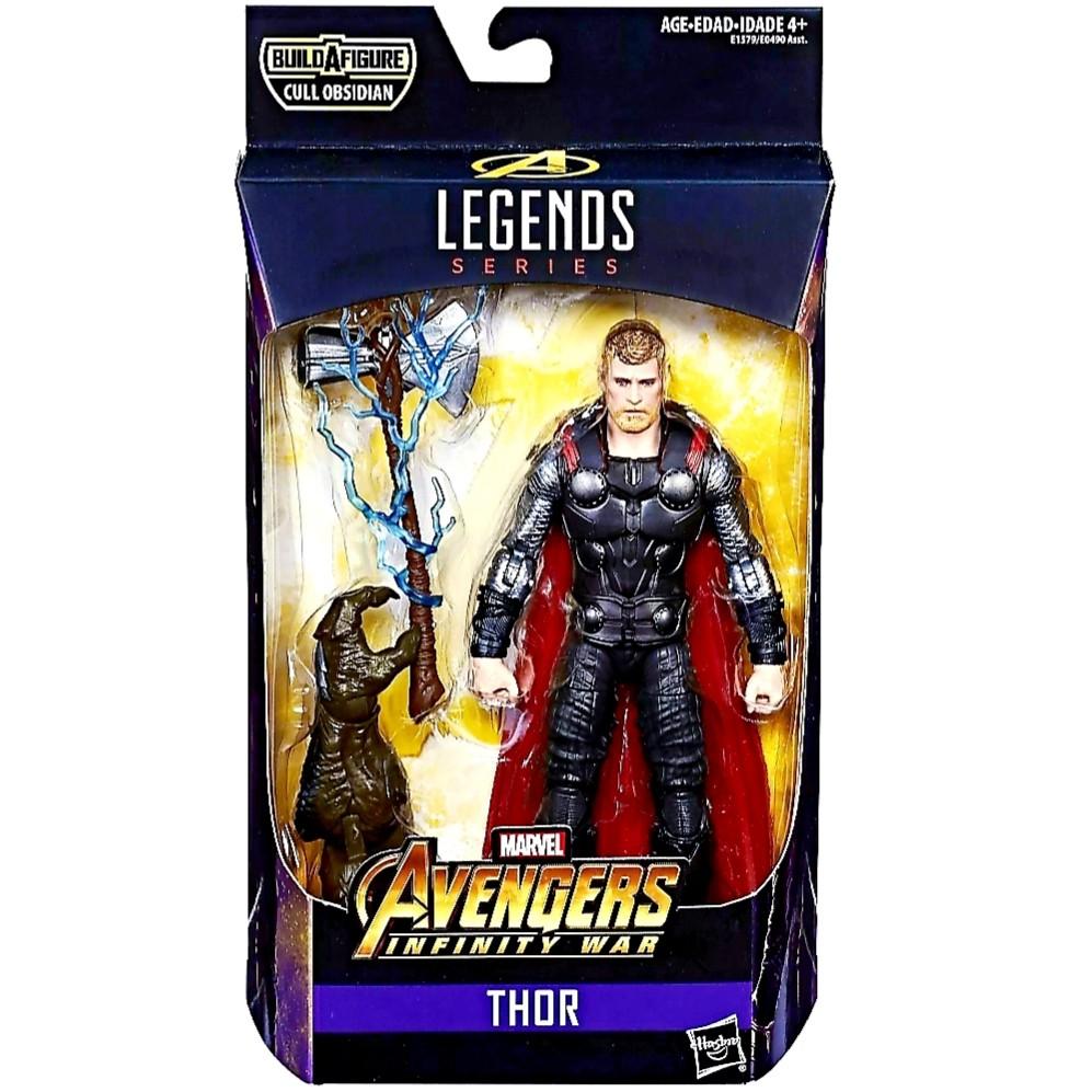 MARVEL LEGENDS AVENGERS INFINITY WAR THOR WITH STORMBREAKER BAF CULL OBSIDIAN