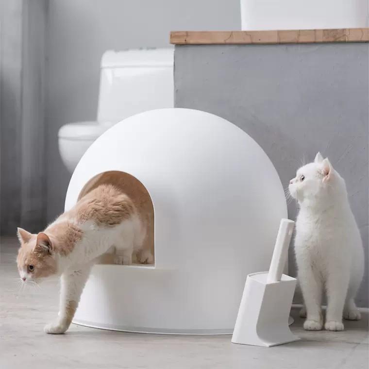 Modern Igloo Cat Litter Box Original New Pet Supplies For Cats