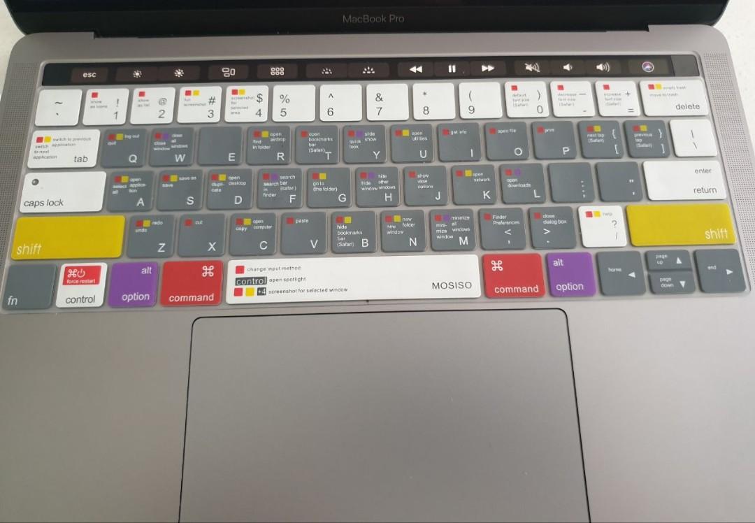 Mosiso macbook pro keyboard cover top