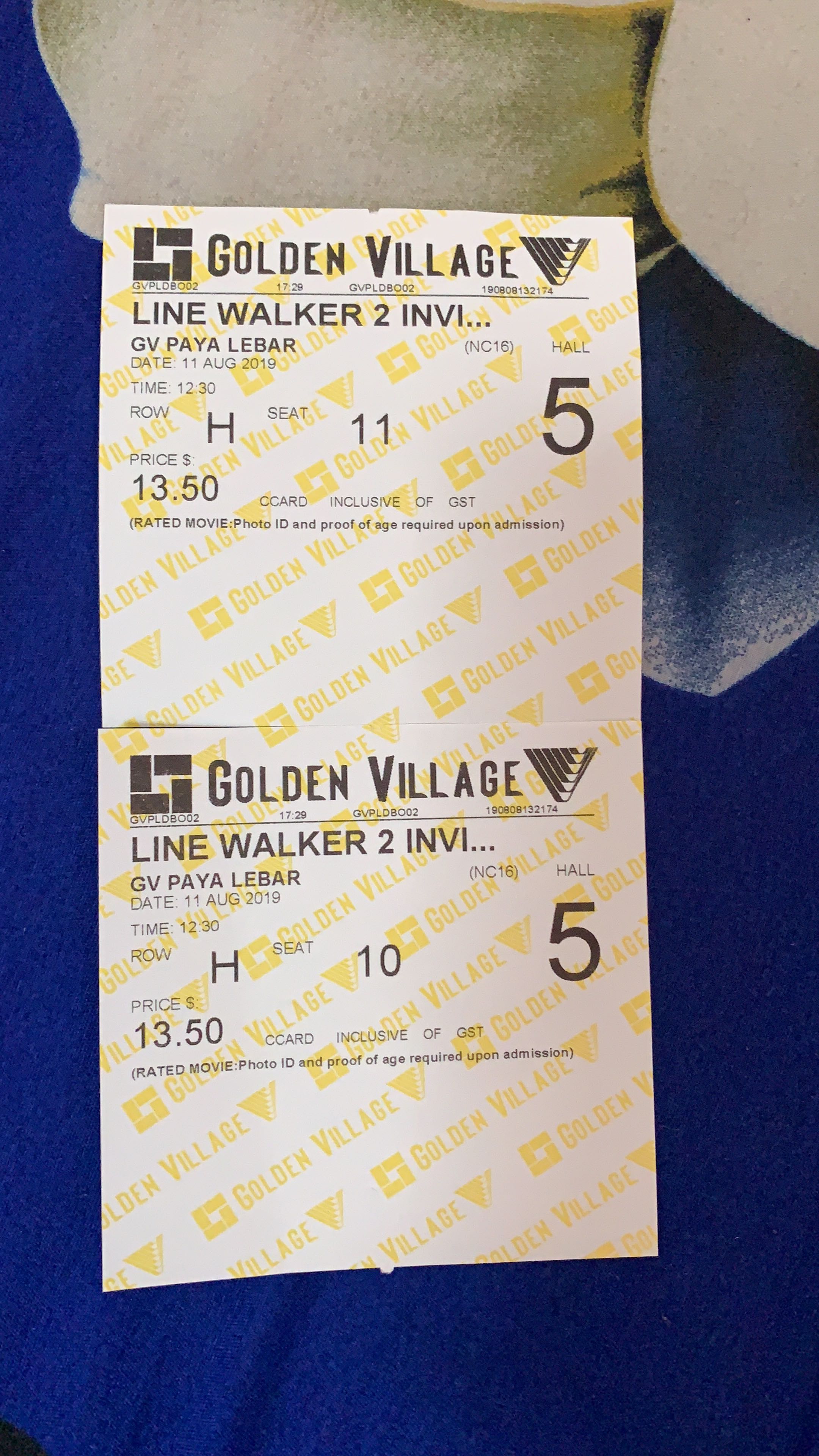 Movie ticket. Ling Walker 2, Everything Else on Carousell