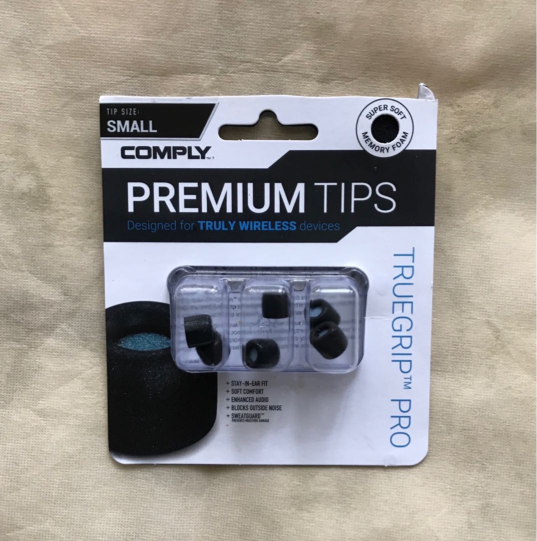 New Comply TrueGrip Pro premium tips Foam tips size S Sold