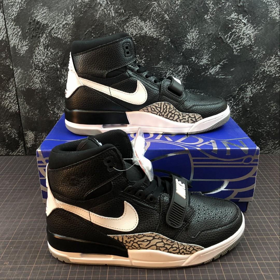 jordan legacy 312 black white