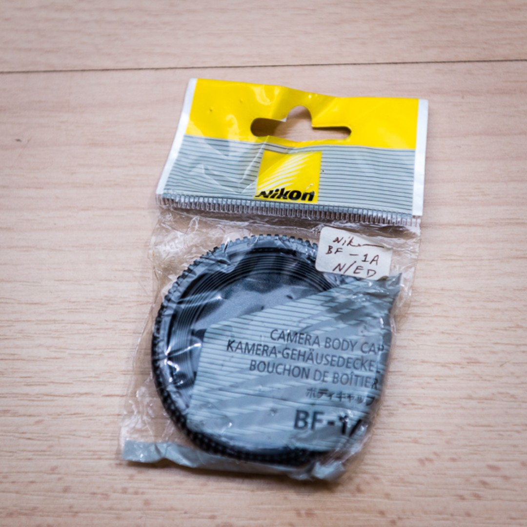 N1 Nikon 2-Pack Nikon BF-1B Body Caps For SLR &amp; DSLR Cameras - Genuine Nikon Lens Mount Protectors, US Seller Fast Ship Nikon Scope Cap
