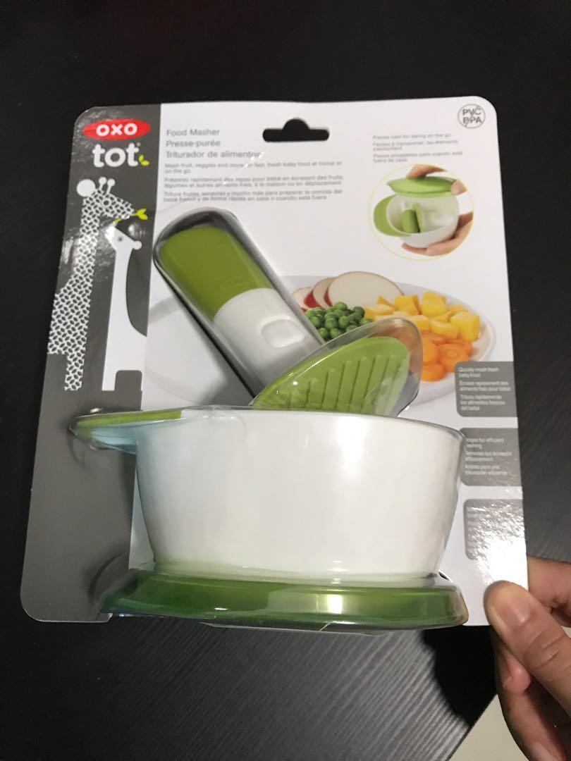 Oxo Tot Food Masher Babies Kids Nursing Feeding Weaning Toddler Feeding On Carousell