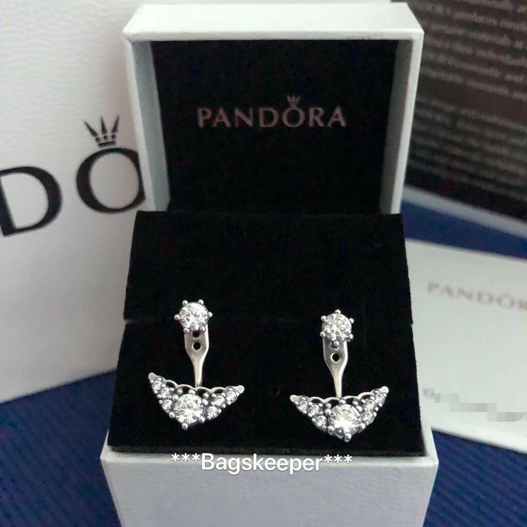 Fairytale tiara top stud earrings