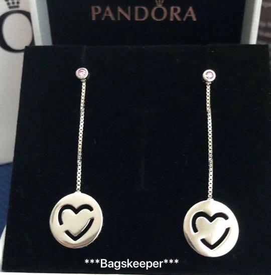 Pandora pure love drop clearance earrings