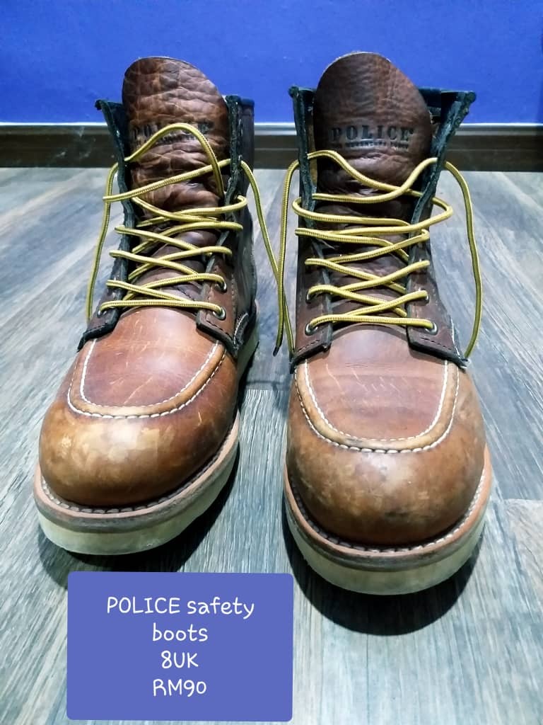 Police safety boots