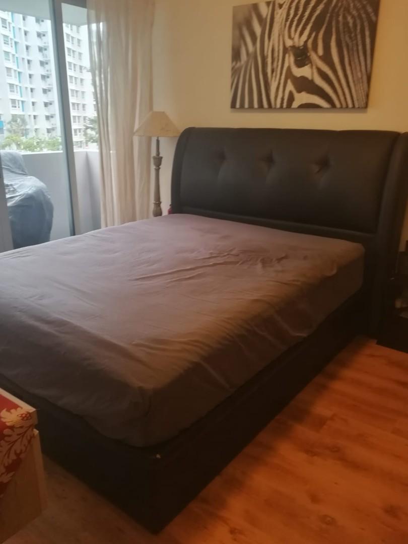 Queen Size Bed Frame With Headboard And Storage Queen Size Bed Frame With Headboard And Storage