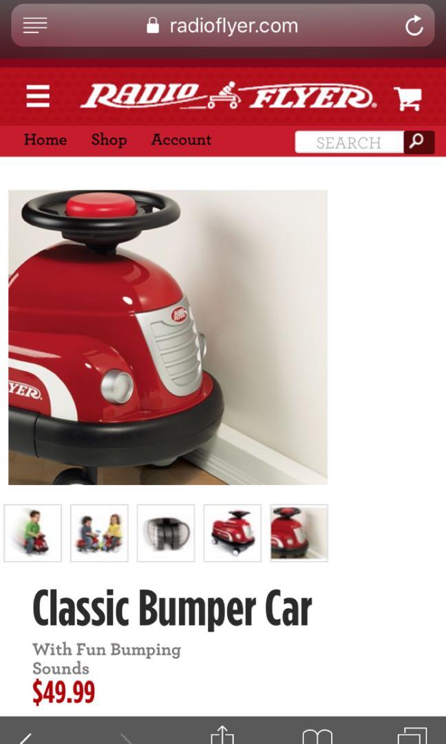 radio flyer bumper car