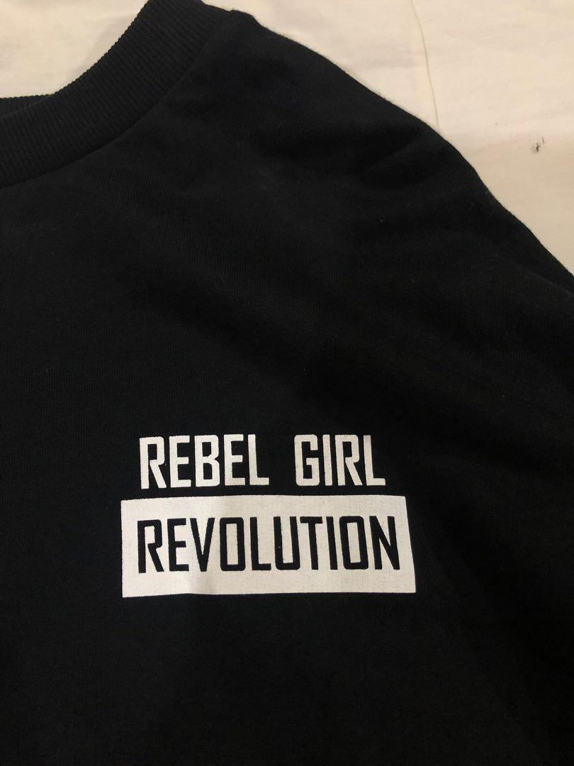 Rebel girl revolution sweatshirt on sale h&m