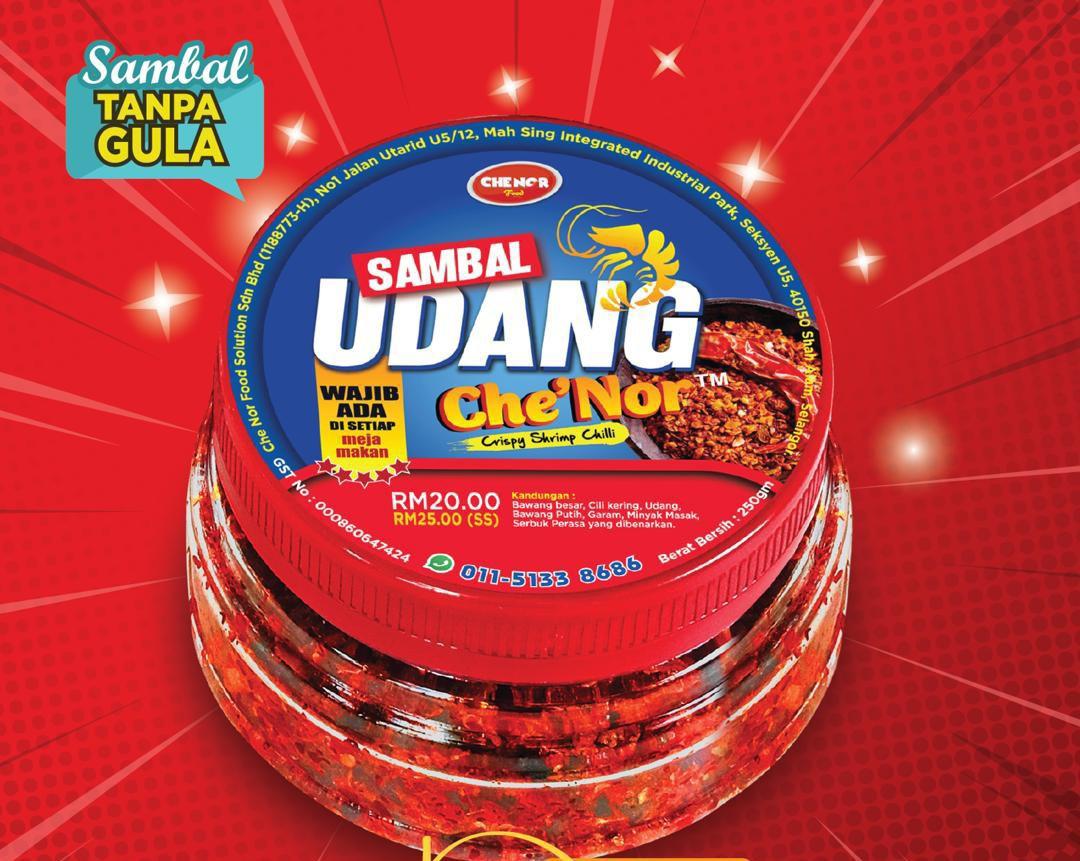 Sambal Udang Che Nor Food Drinks Instant Food On Carousell