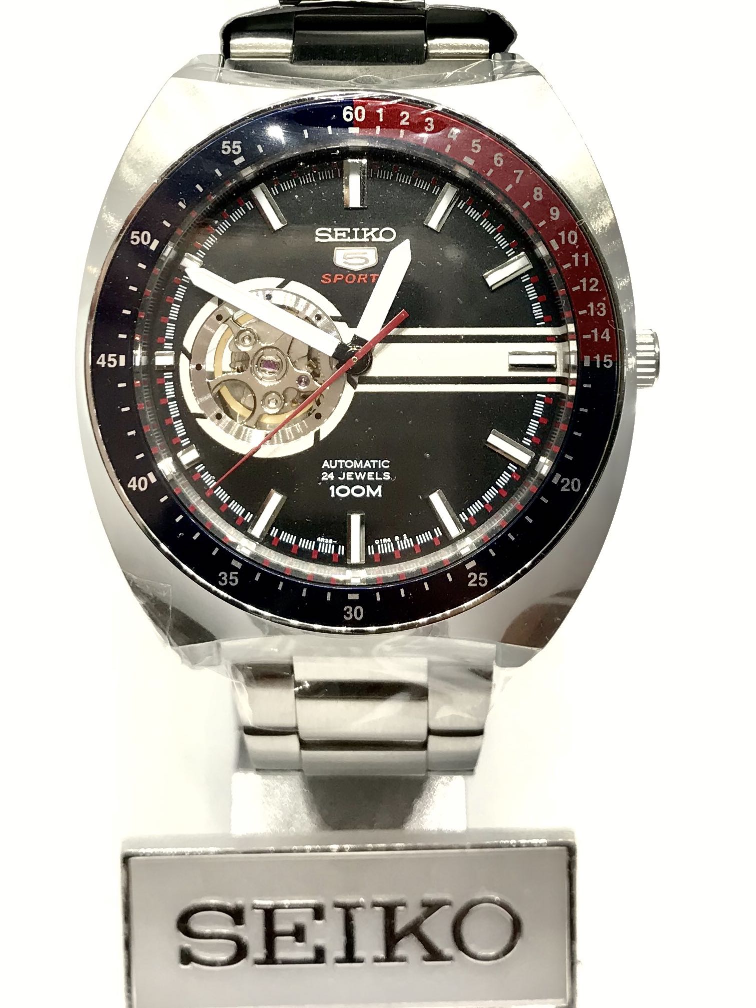Seiko sports Open Heart Automatic SSA329K1, Men's Fashion, Watches \u0026  Accessories, Watches on Carousell