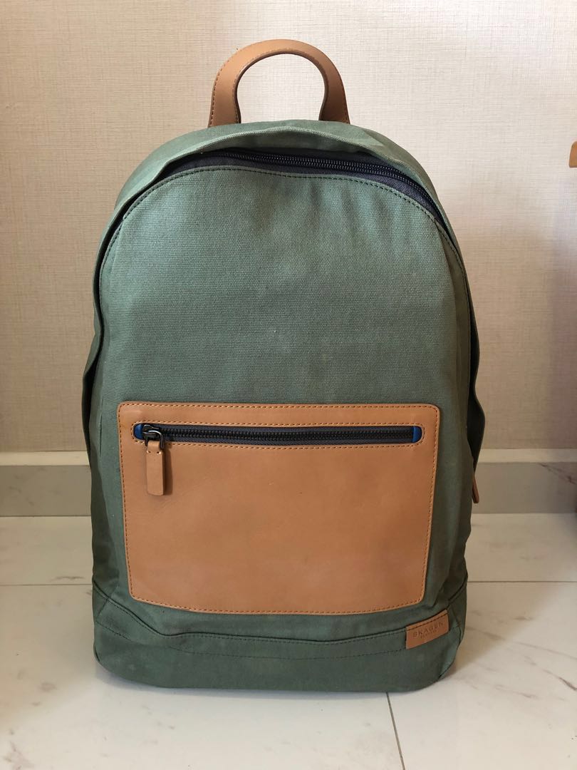 skagen leather backpack