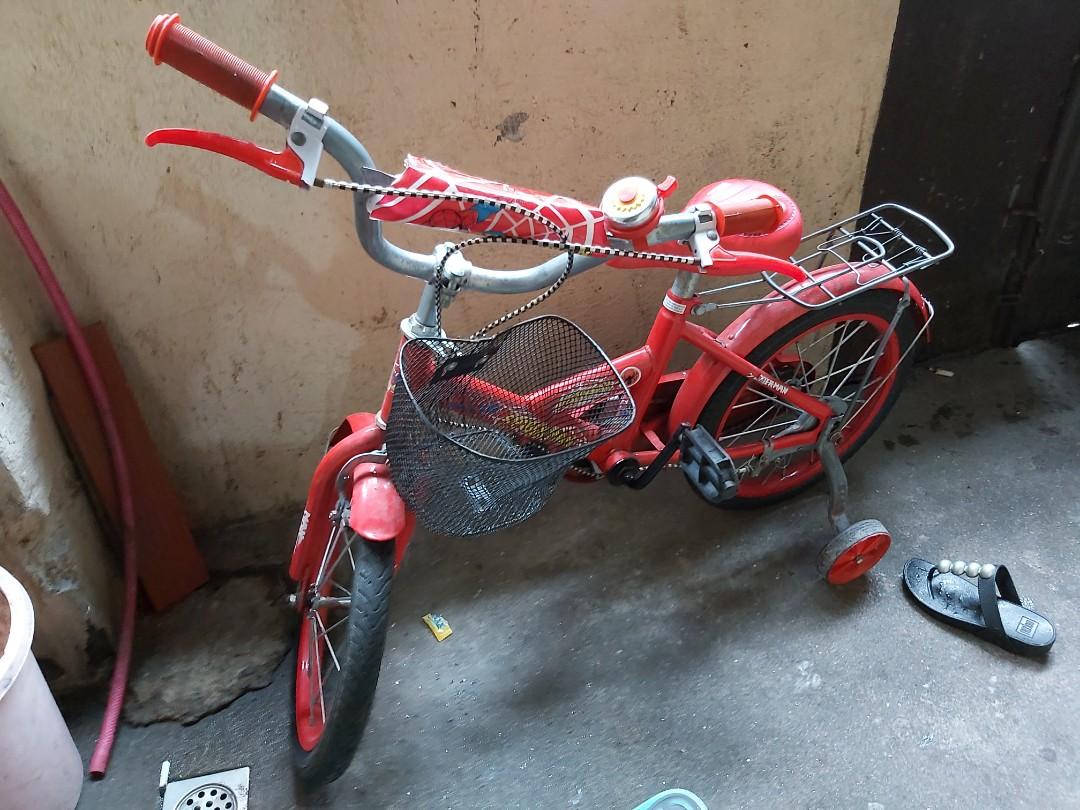 spiderman bike for toddlers