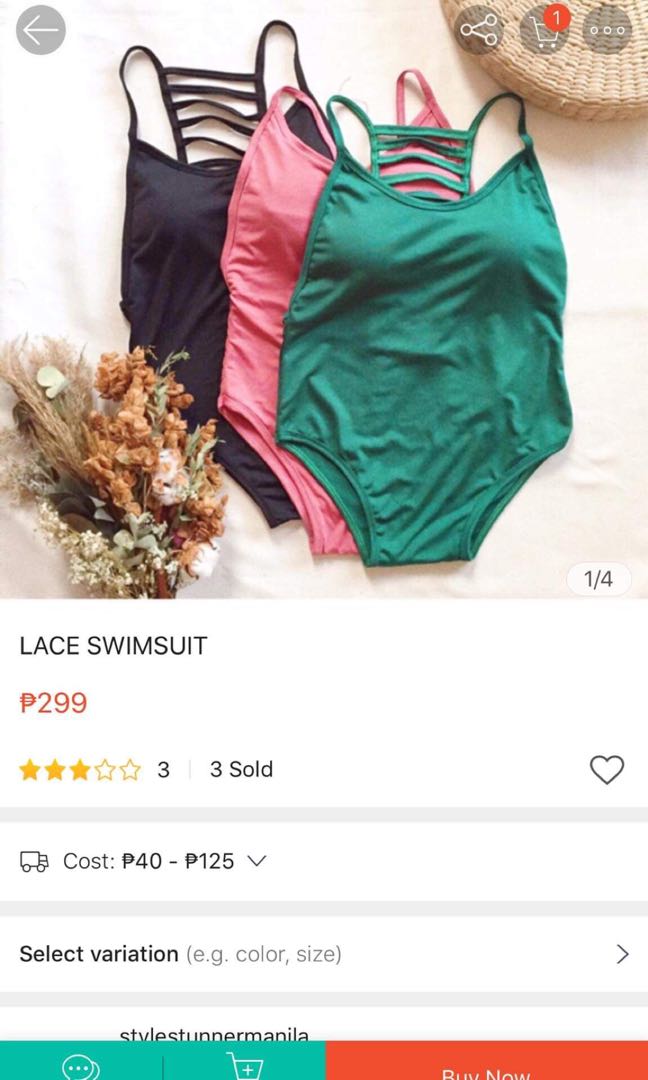 Style Stunner Manila Lace Swimsuit, Women's Fashion, Swimwear