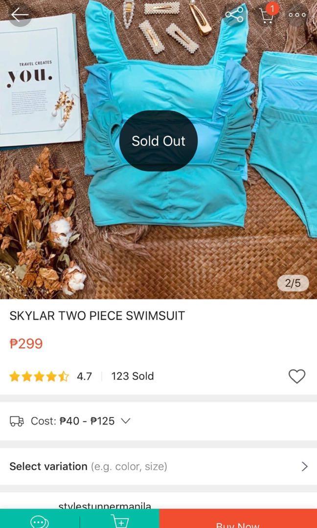 Style Stunner Manila Skylar Two Piece Swimsuit, Women's Fashion