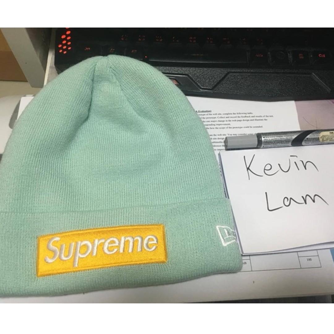 supreme beanie ice blue