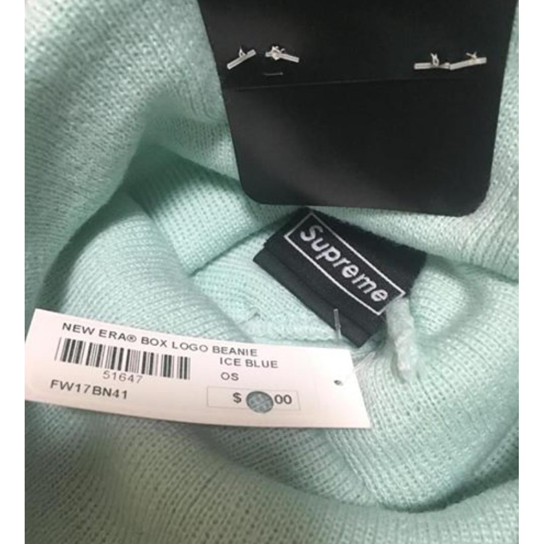 supreme beanie ice blue