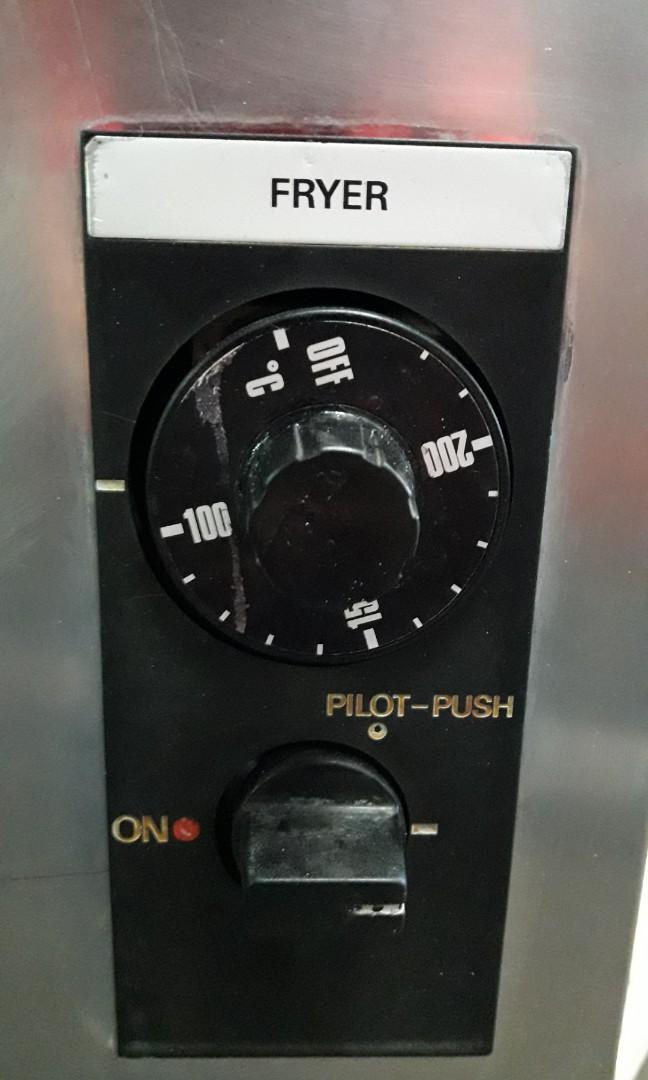 Commercial Gas Deep Fryer Tempura Donut Gas Fryer, Furniture & Home