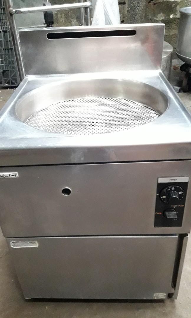 Commercial Gas Deep Fryer Tempura Donut Gas Fryer, Furniture & Home