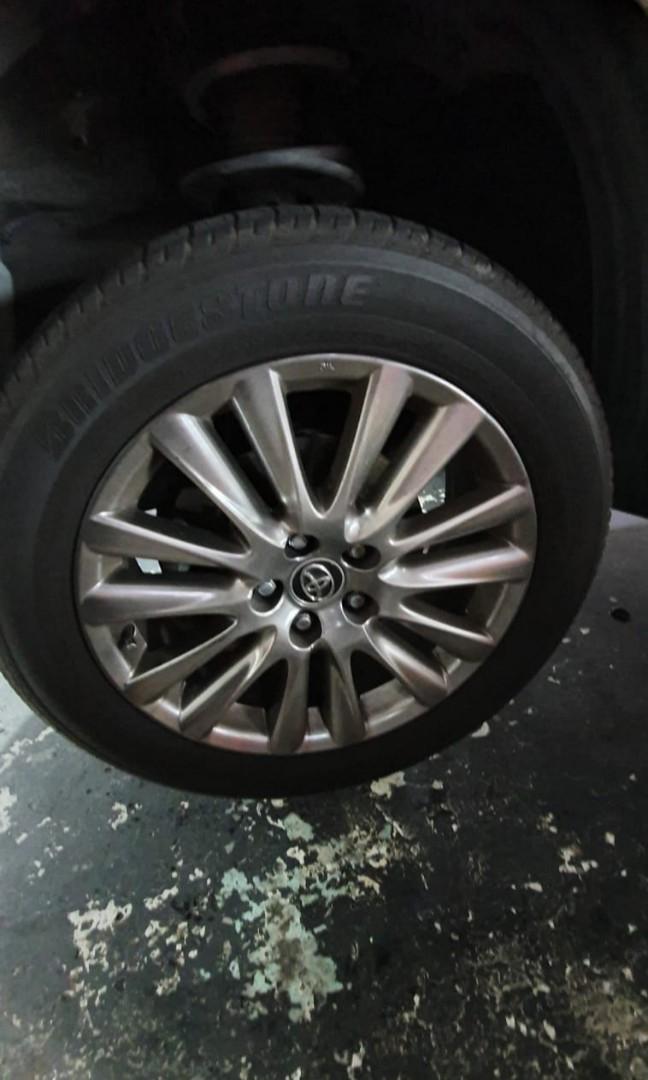 Harrier Smart Rim Toyota Harrier Premium Rim and tyre 18