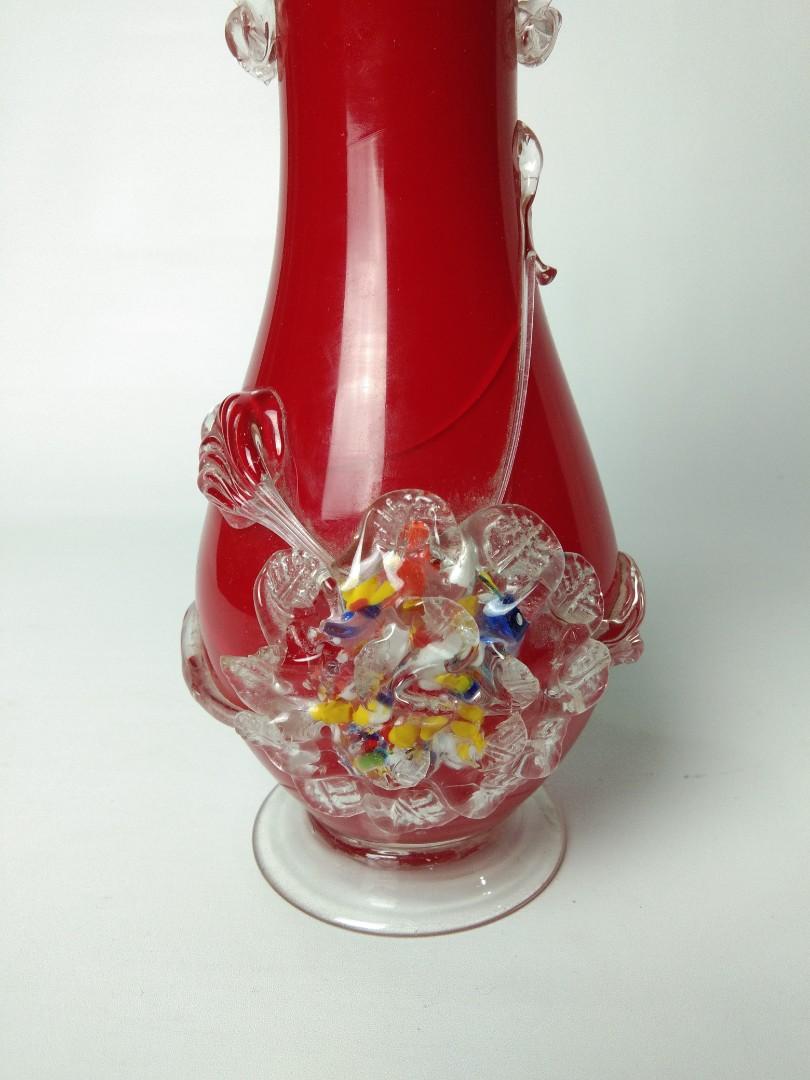 Vas Bunga Kristal Jepang Antik Pajangan Di Carousell