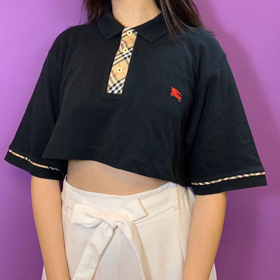 Vintage Burberry Reworked Top Women S Fashion Clothes Tops On