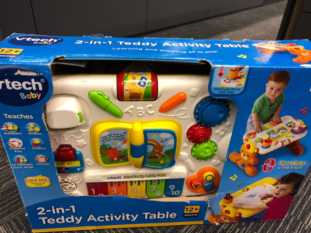 vtech 2 in 1 teddy activity table