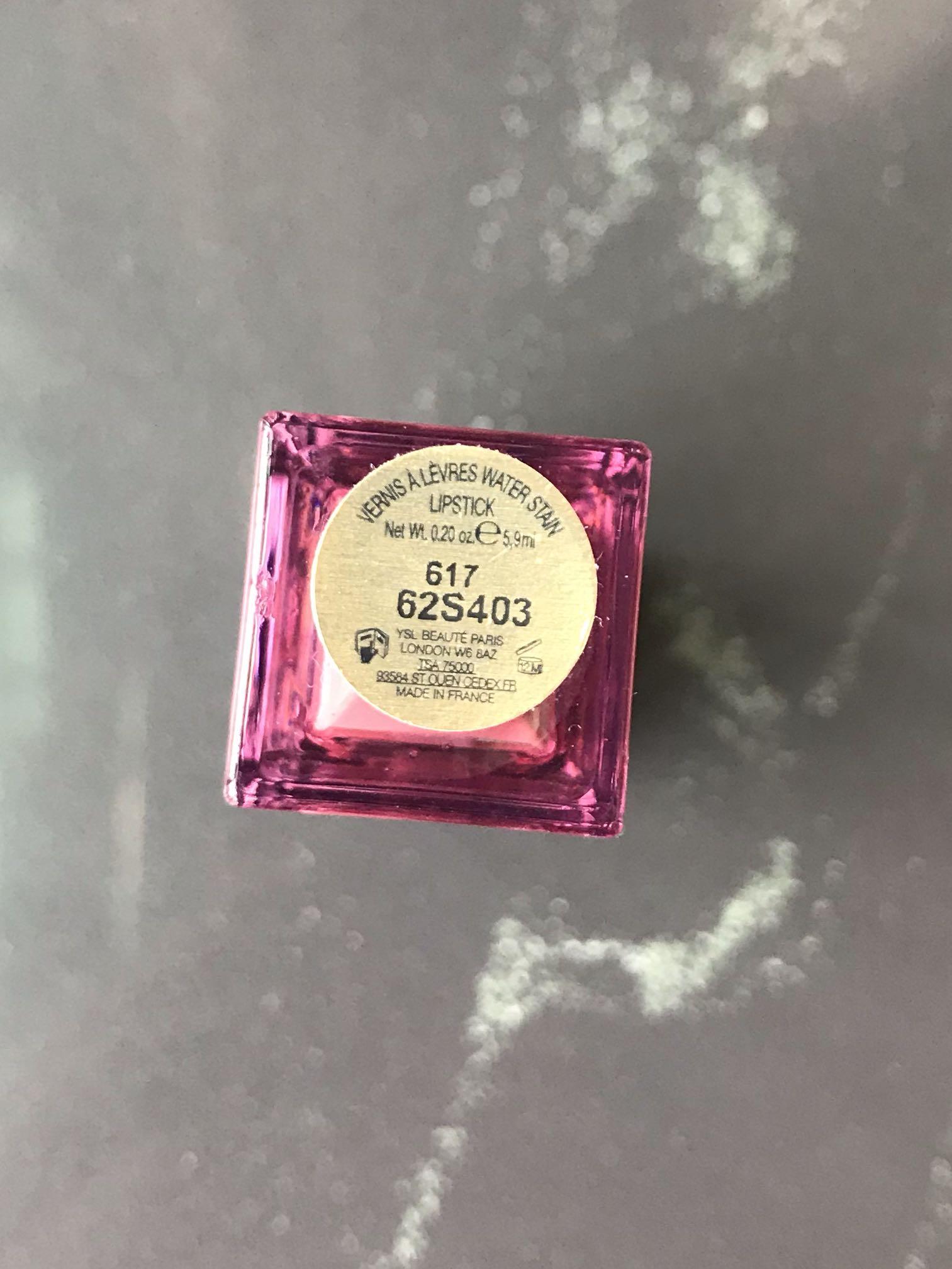 YSL 617 Vernis A Levres Water Stain Lipstick Latest most popular