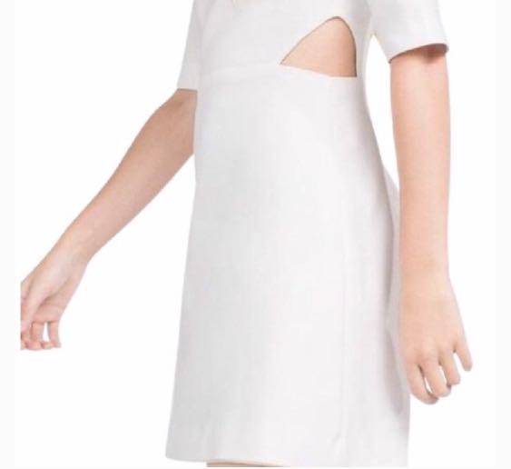 Zara trafaluc hot sale white dress