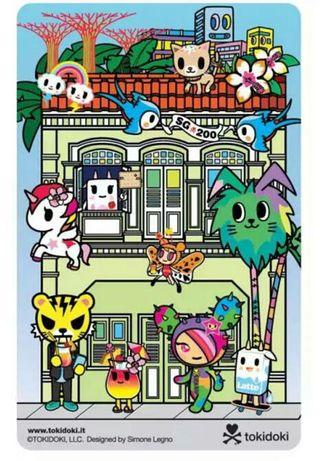 Tokidoki SG Bicentennial ezlink card #MRTRaffles #MRTPunggol