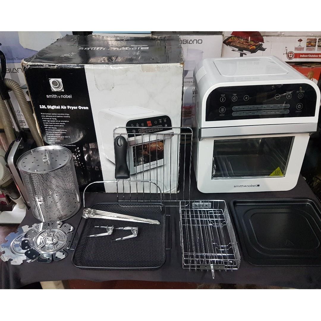 12L Digital Air Fryer Oven Smith + Nobel, Furniture & Home Living, Kitchenware & Tableware