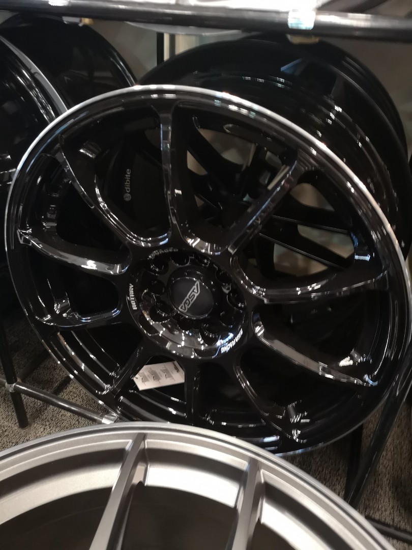 17 inch ASGA wheels 5x114.3, Car Accessories, Tyres & Rims on Carousell