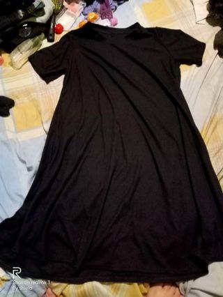 plus size black dress