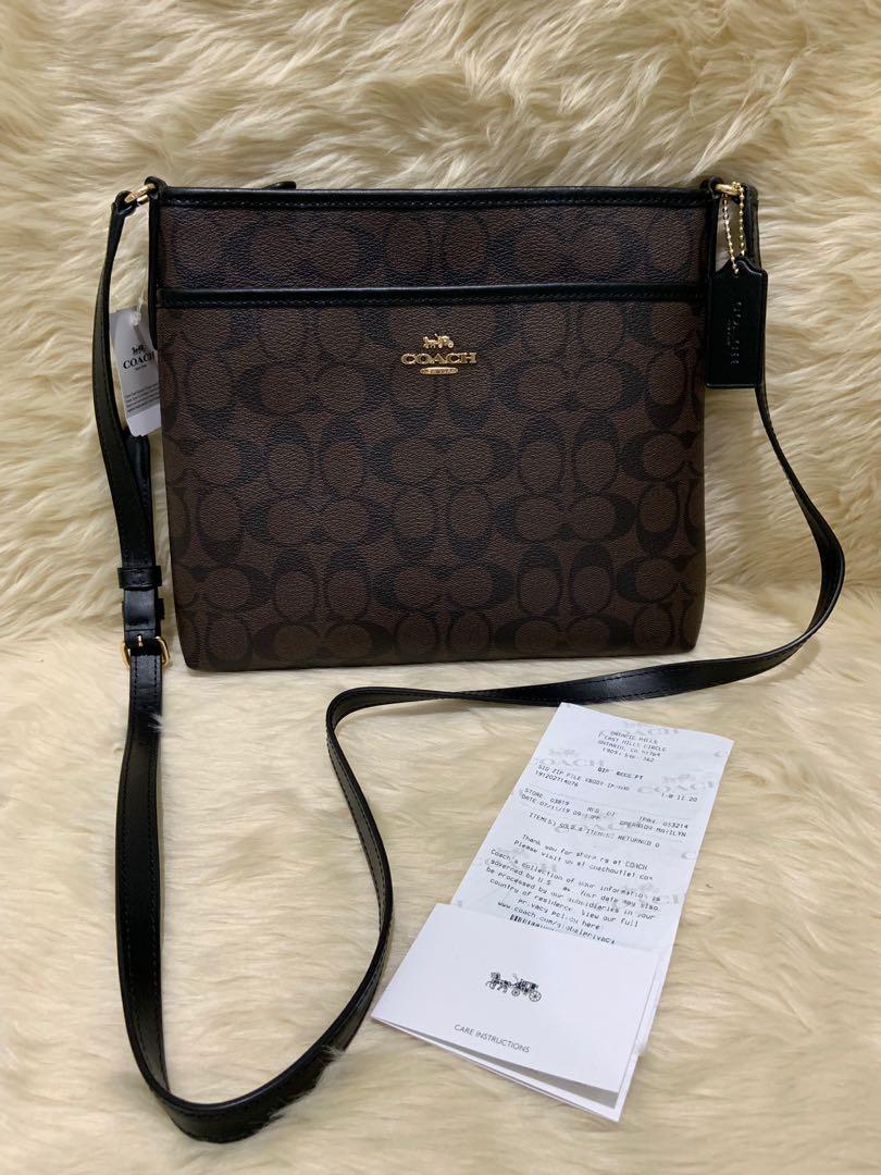 coach file crossbody bag