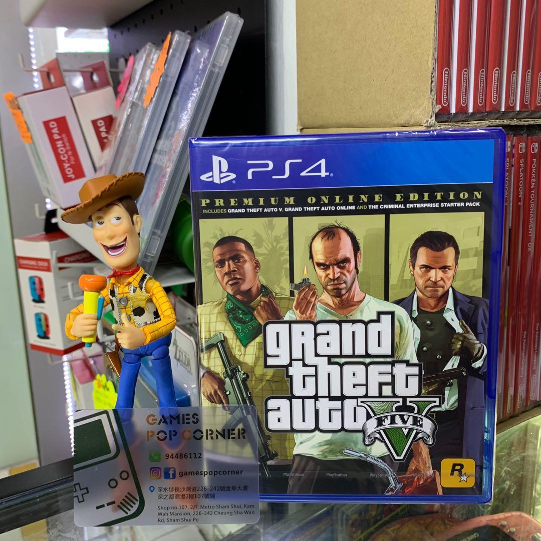 全新現貨 Ps4 Game Grand Theft Auto V Premium Online Edition Gta5 俠盜獵車手5線上豪華版 中英文 遊戲機 遊戲機遊戲 Carousell 全新現貨 Ps4 Game Grand Theft Auto V Premium Online Edition Gta5 俠盜獵車手5線上豪華版 中英文 遊戲機 遊戲機遊戲 Carousell