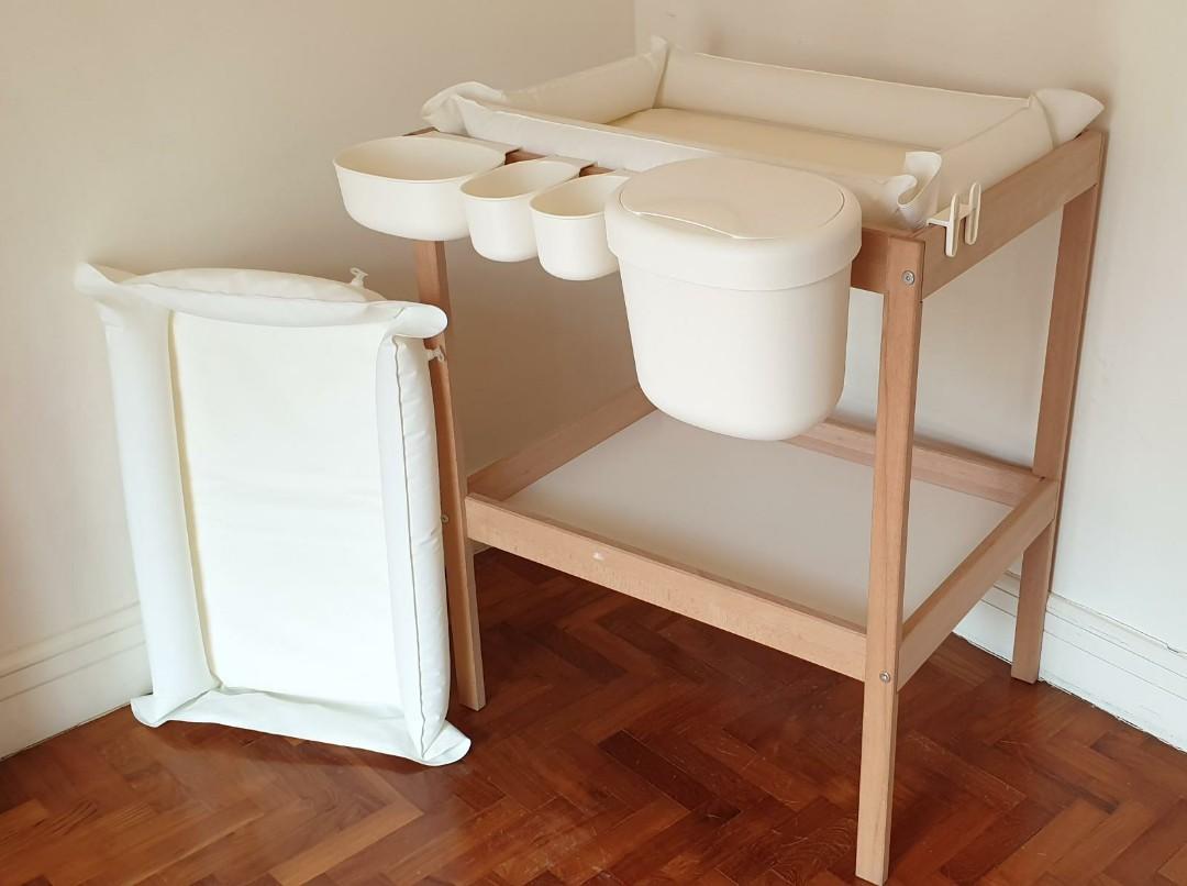 baby change table with storage