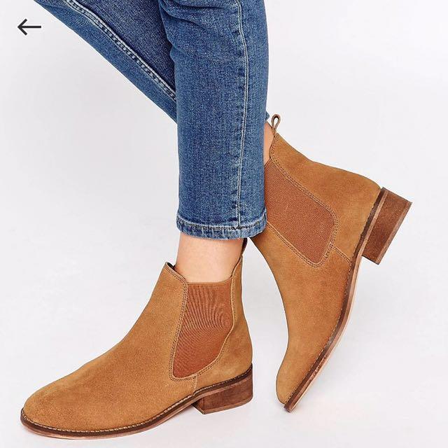 asos suede chelsea boots