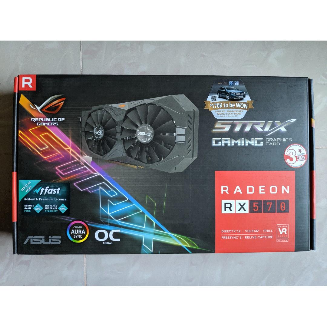 Asus rog strix radeon rx 570 o4g gaming oc edition clearance