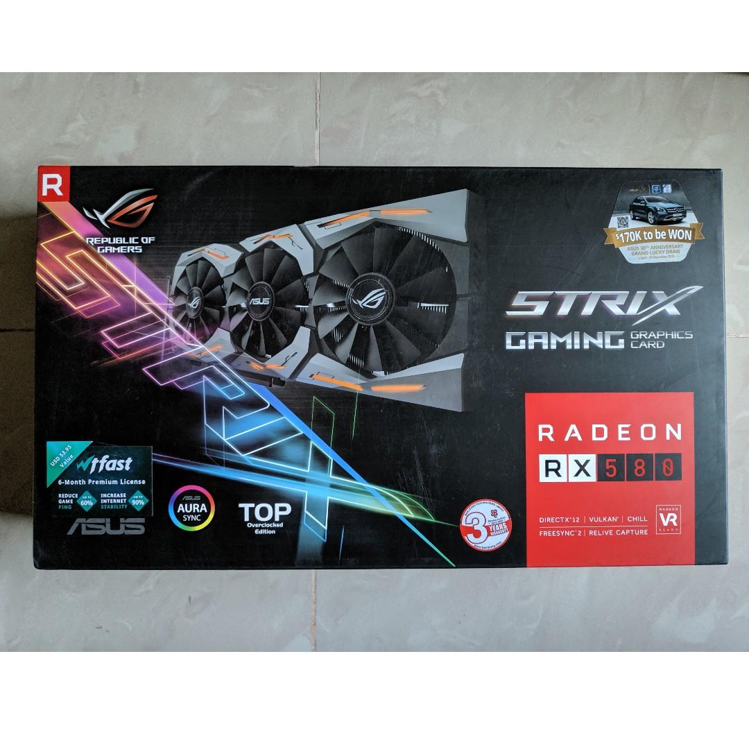 Asus rog strix rx 580 t8g shop