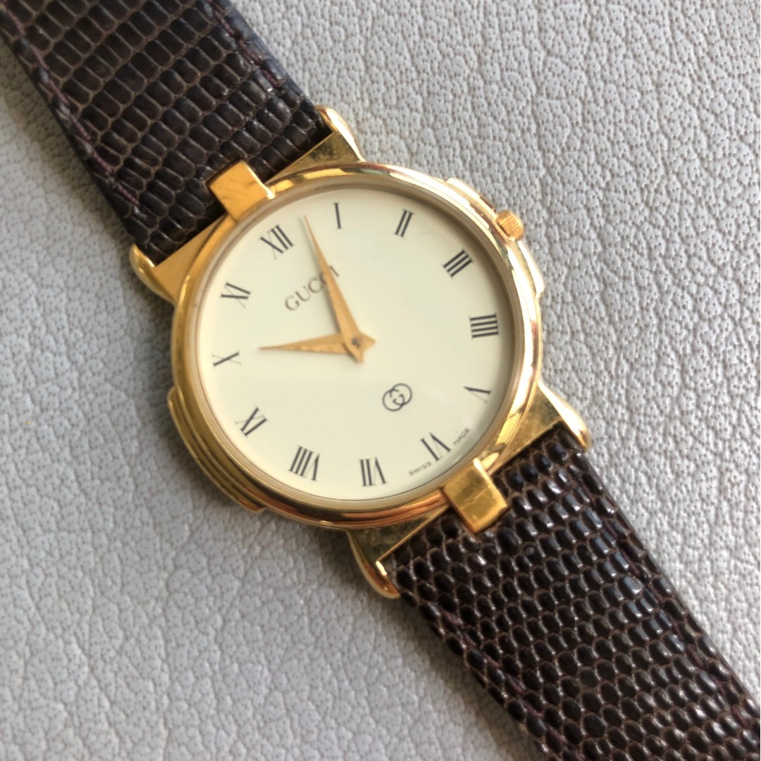 Authentic Vintage Gucci 3400M 18K Gold 