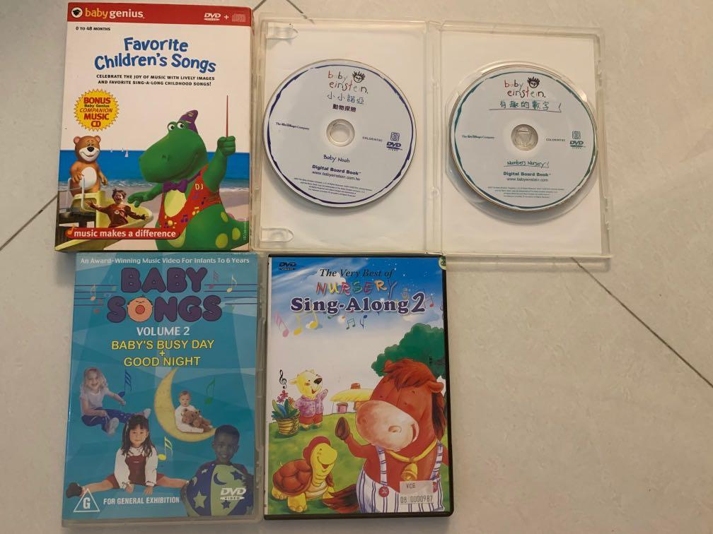Baby Einstein Children Dvd Nursery Sing Along Baby Songs Hobbies Toys Music Media Cds Dvds On Carousell