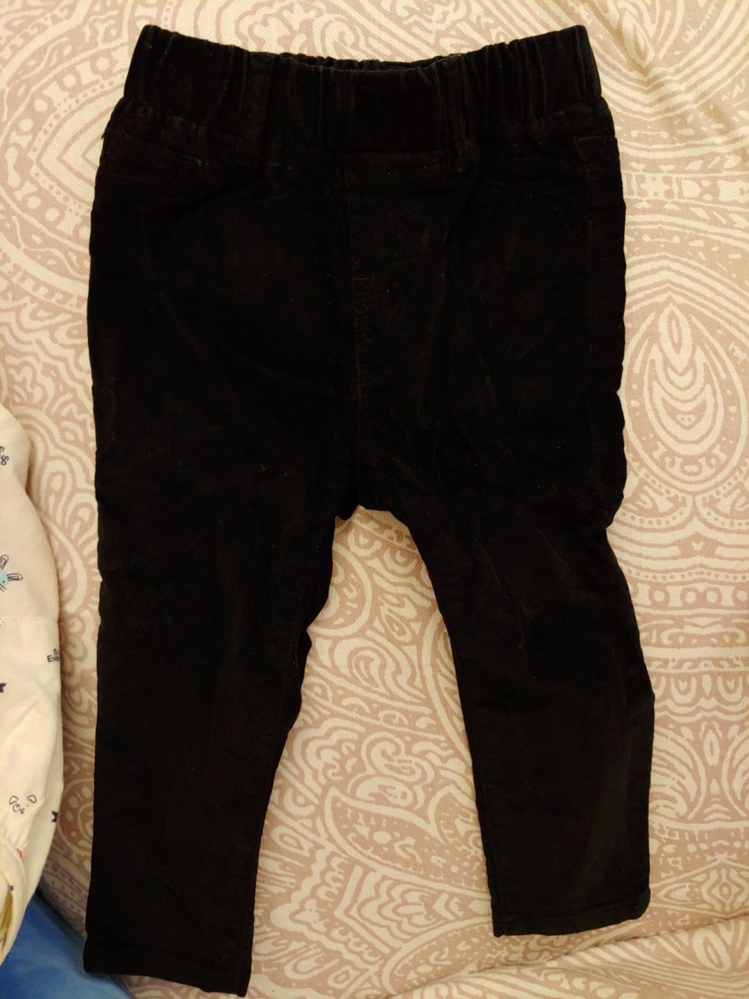 gap velvet trousers