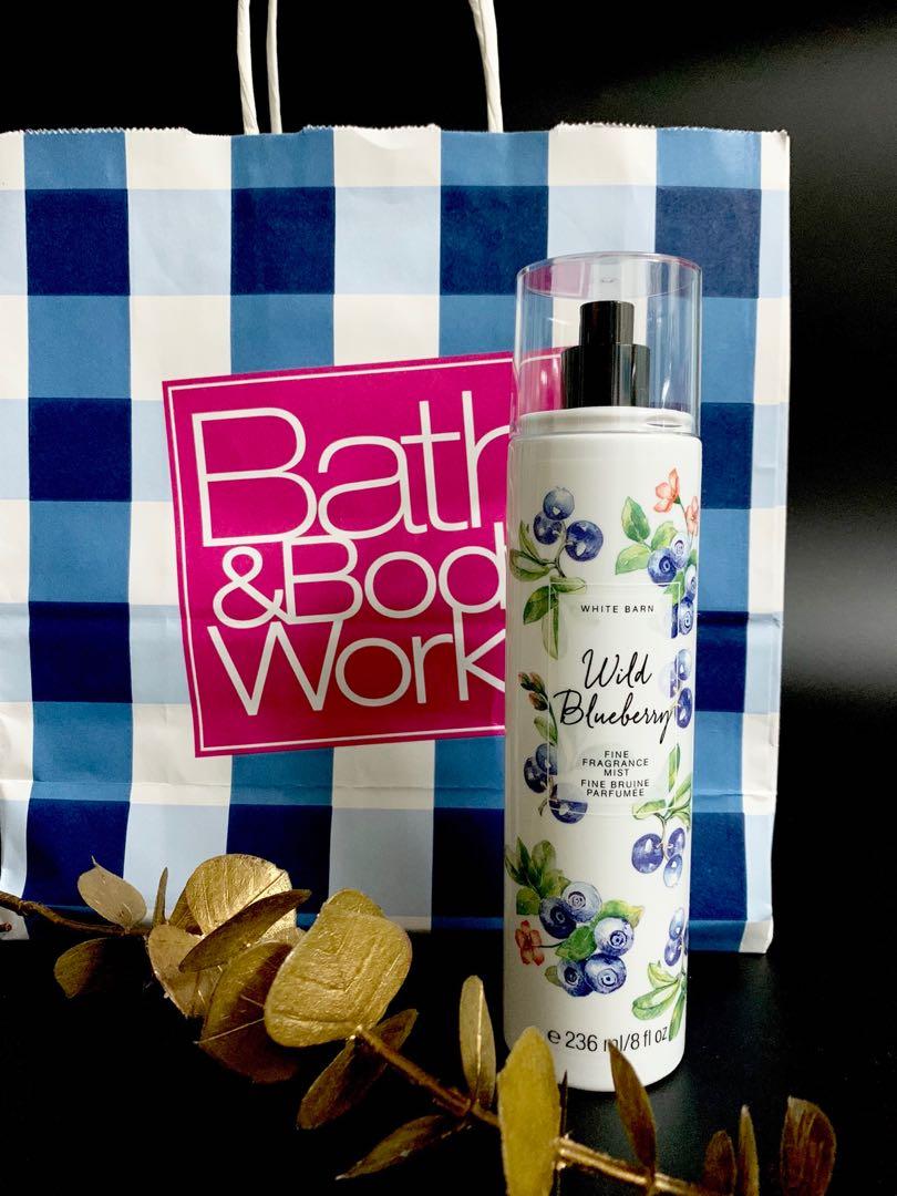 Bath And Body Works Wild Blueberry Fragrance Mist Health Beauty